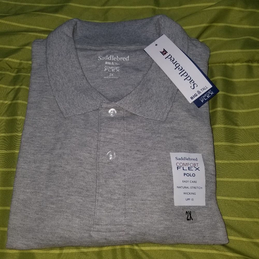 Mens Polo Shirt 2x 🔵NWT🔵